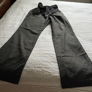 Motherhood Maternity black, flare leg dress pants.